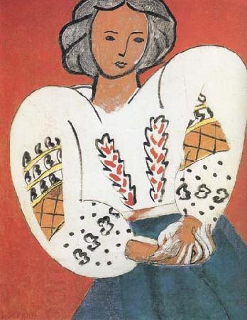 Henri Matisse The Romanian Blouse (mk35)